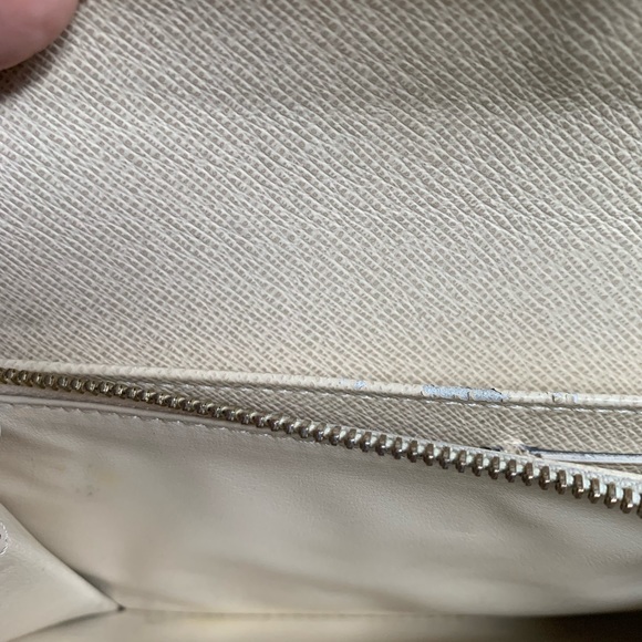 Authentic Pre-owned Louis Vuitton Damier Azur Wallet pre owned with wear 2009 - Picture 9 of 13